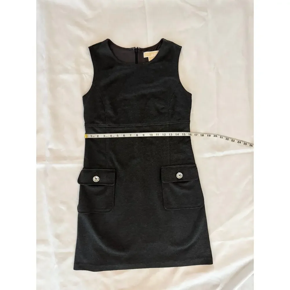 Michael Kors Dress Size 8-Charcoal Grey Dress - Picture 6 of 7